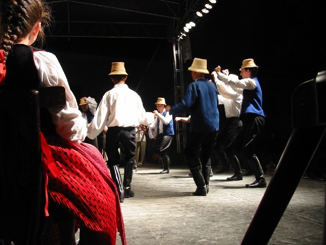 The Hungarians on stage